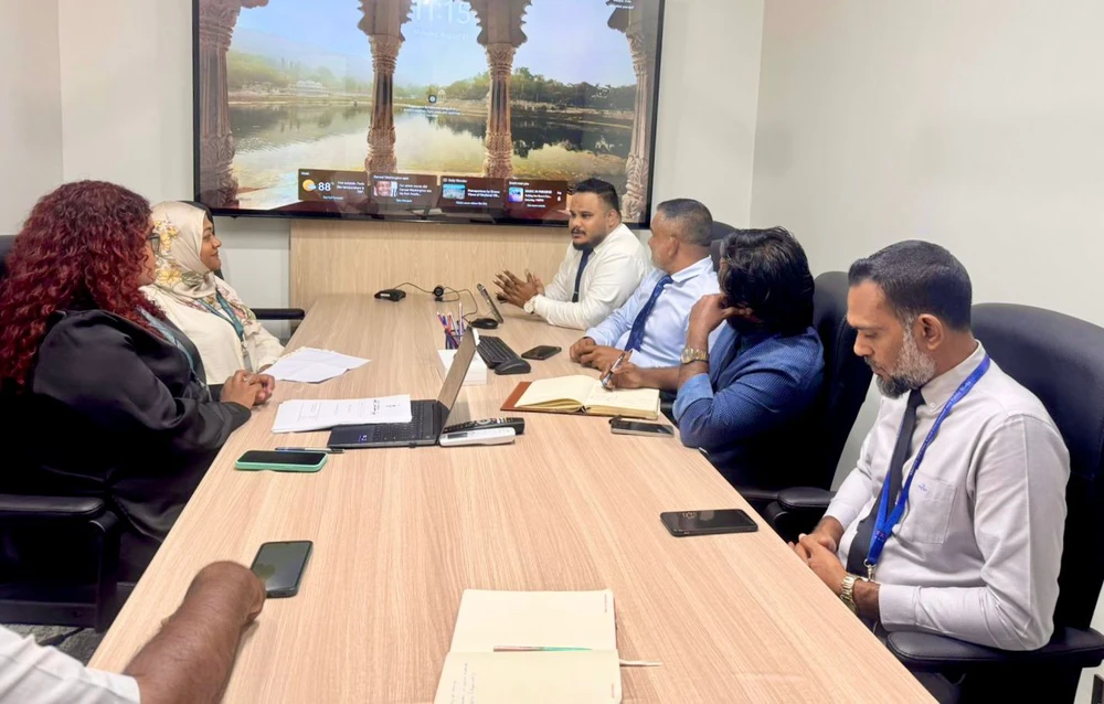 photo for ކޮންސްޓްރަކްޝަން، ހައުސިންގ އެންޑް އިންފްރާސްޓްރަކްޗަރއާއެކު ބައްދަލުވުމެއް ބާއްވައިފި 